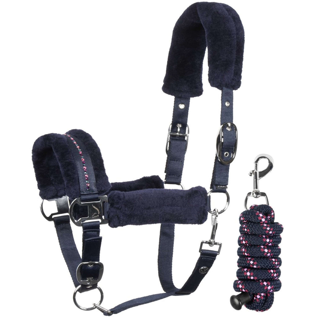 Harry's Horse Halsterset Denici Cavalli Purple Passion Crystal Peacoat