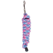 Harry's Horse Halstertouw Mounty Musketon Zilver 2m Fuchsia/Blauw/Lila