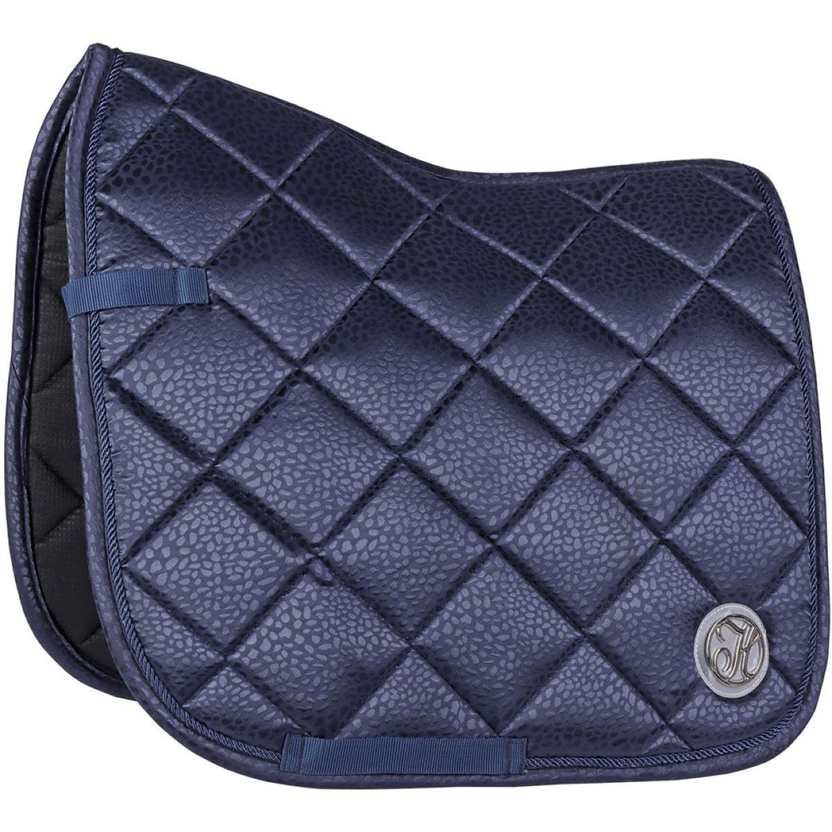 Harry's Horse Zadeldekje Reverso Leopard Dressuur Navy