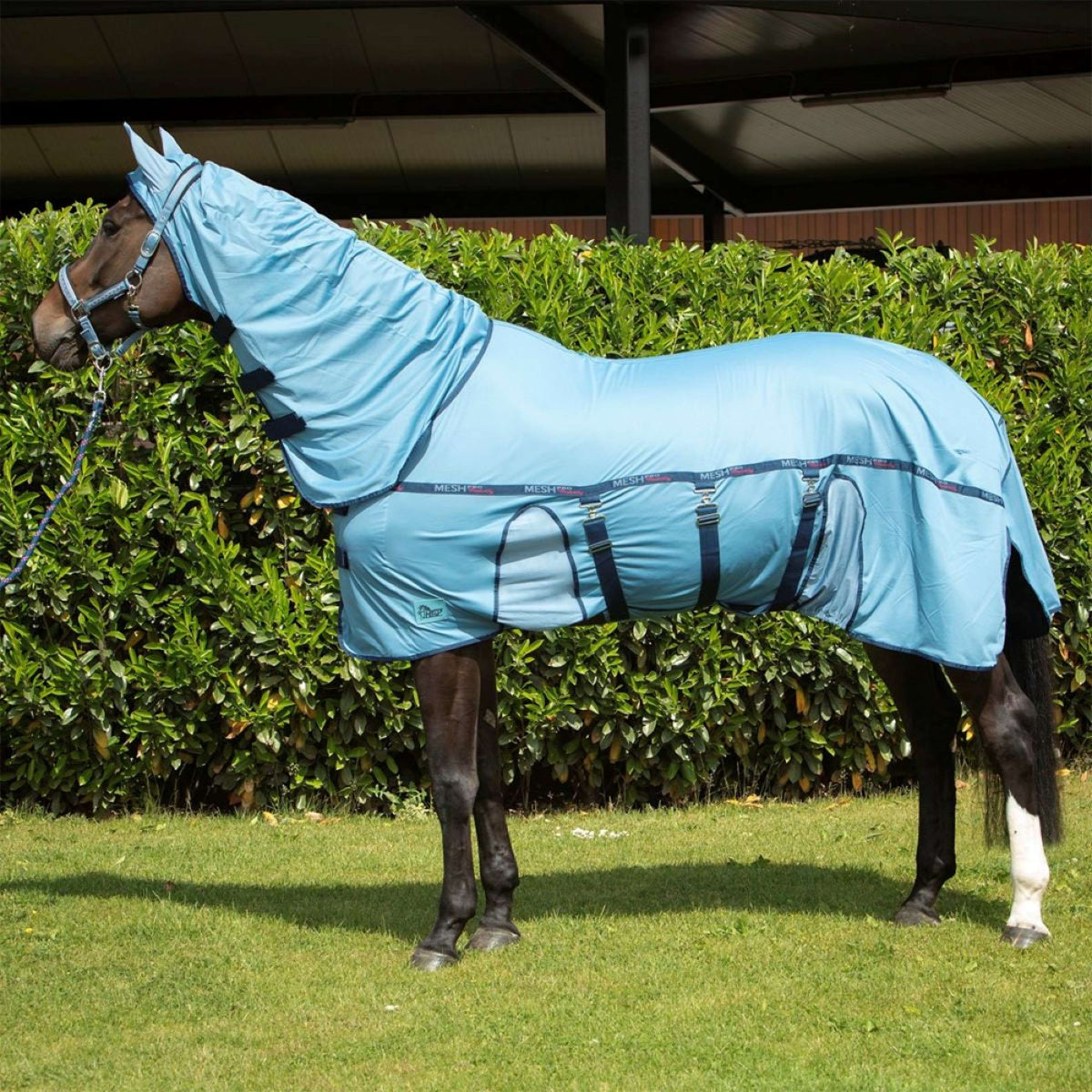 Harry's Horse Vliegendeken Mesh-Pro Belly Blue Heaven