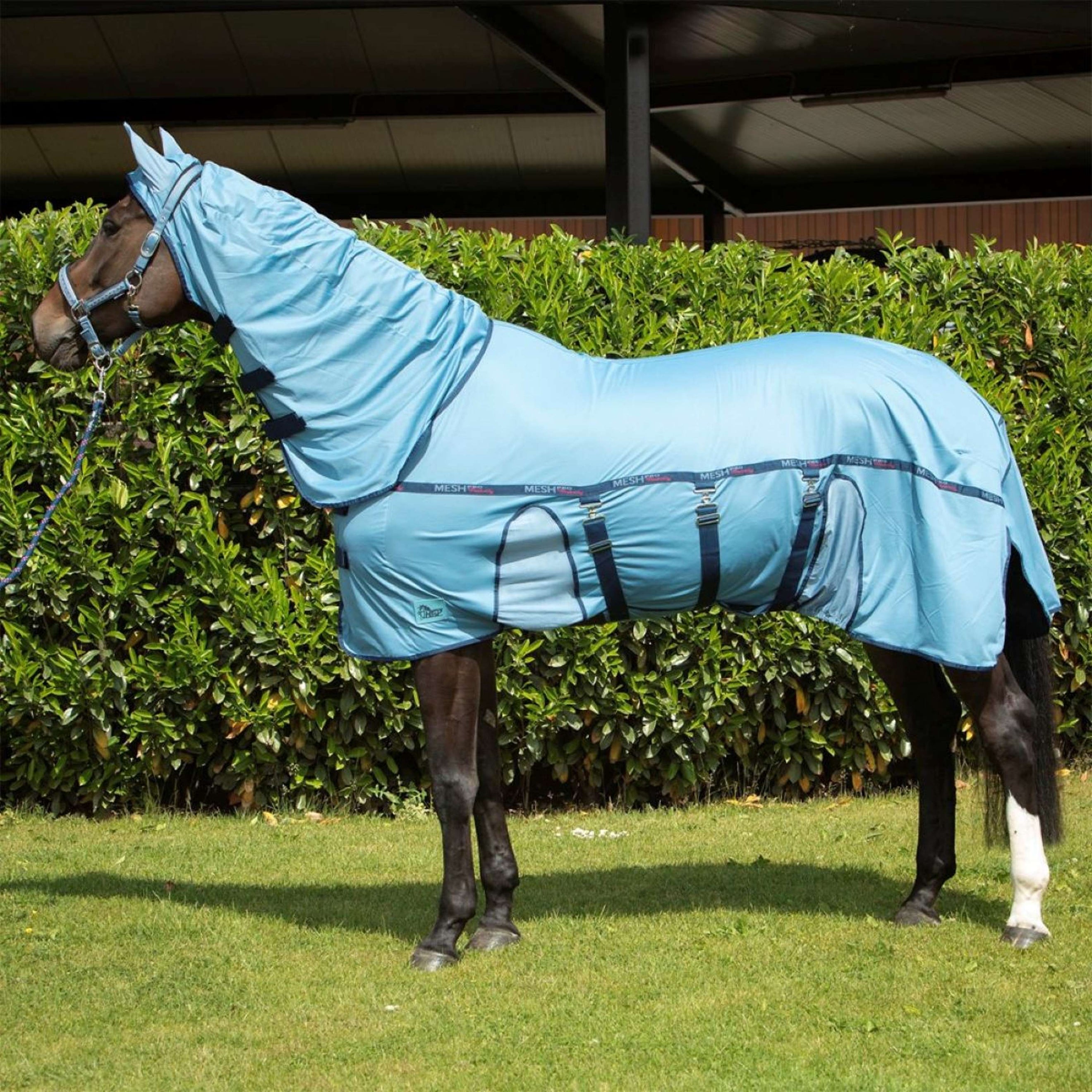 Harry's Horse Vliegendeken Mesh-Pro Belly Blue Heaven