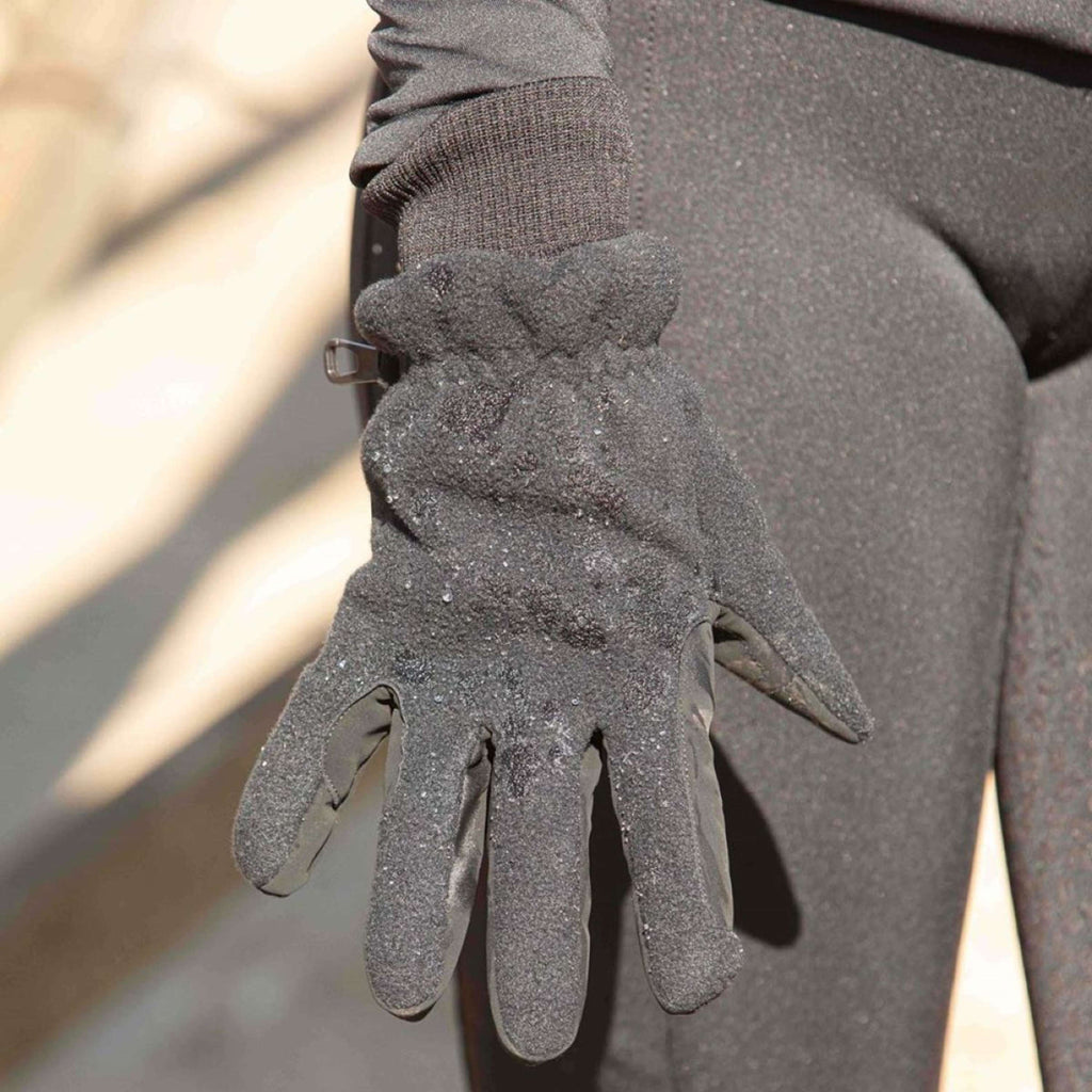 Harry's Horse Rijhandschoenen Fleece Waterproof Hipora Zwart