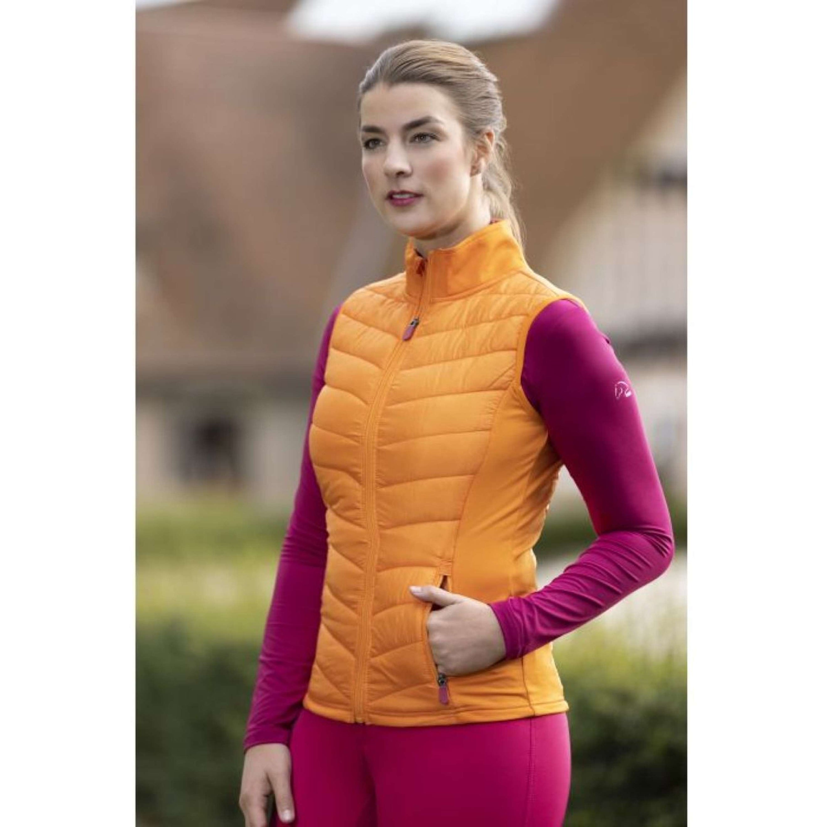 HKM Bodywarmer Jersey Basel Oranje HKM Bodywarmer Jersey Basel Oranje