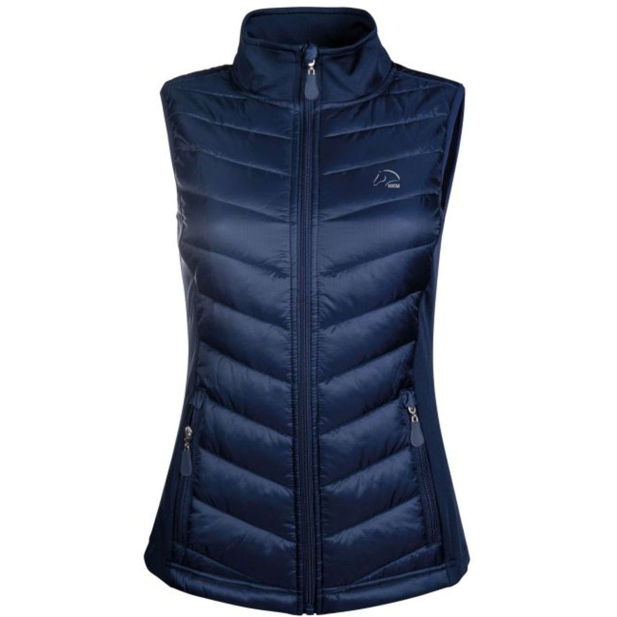 HKM Bodywarmer Jersey Basel Donkerblauw