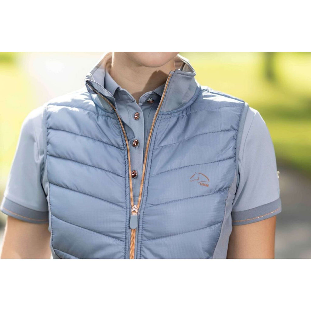 HKM Bodywarmer Basel Grijs/Rosegoud