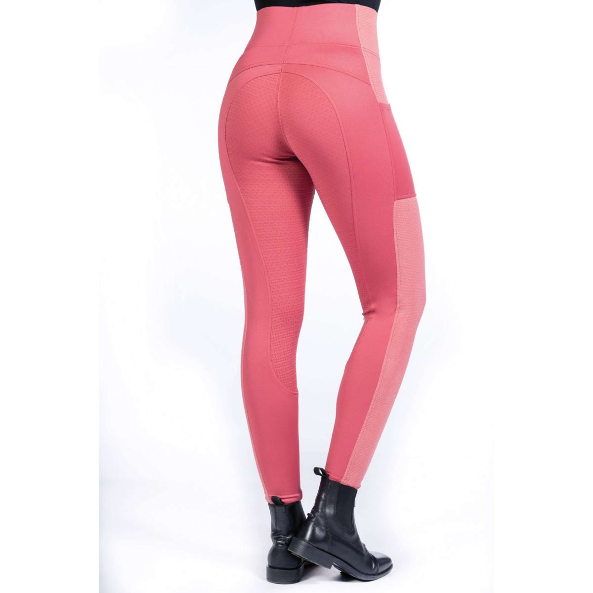 HKM Rijlegging Mesh Full Grip Framboos