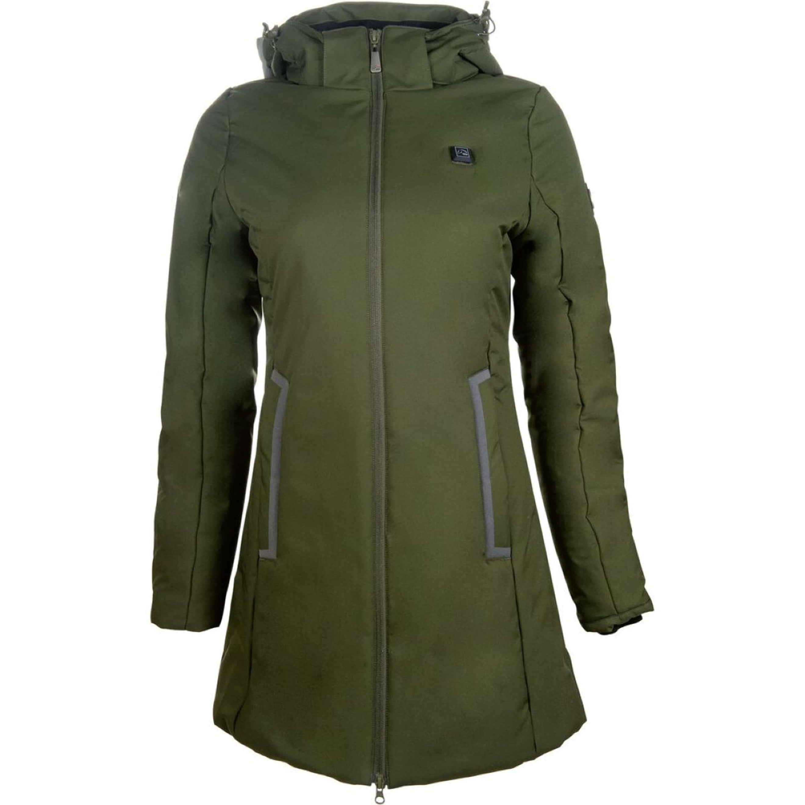 HKM Verwarmde Jas Elegant Olijfgroen HKM Verwarmde Jas Elegant Olijfgroen