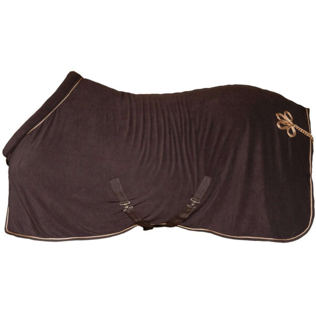 HKM Zweetdeken Rosegold Glamour Bruin/Rosegoud