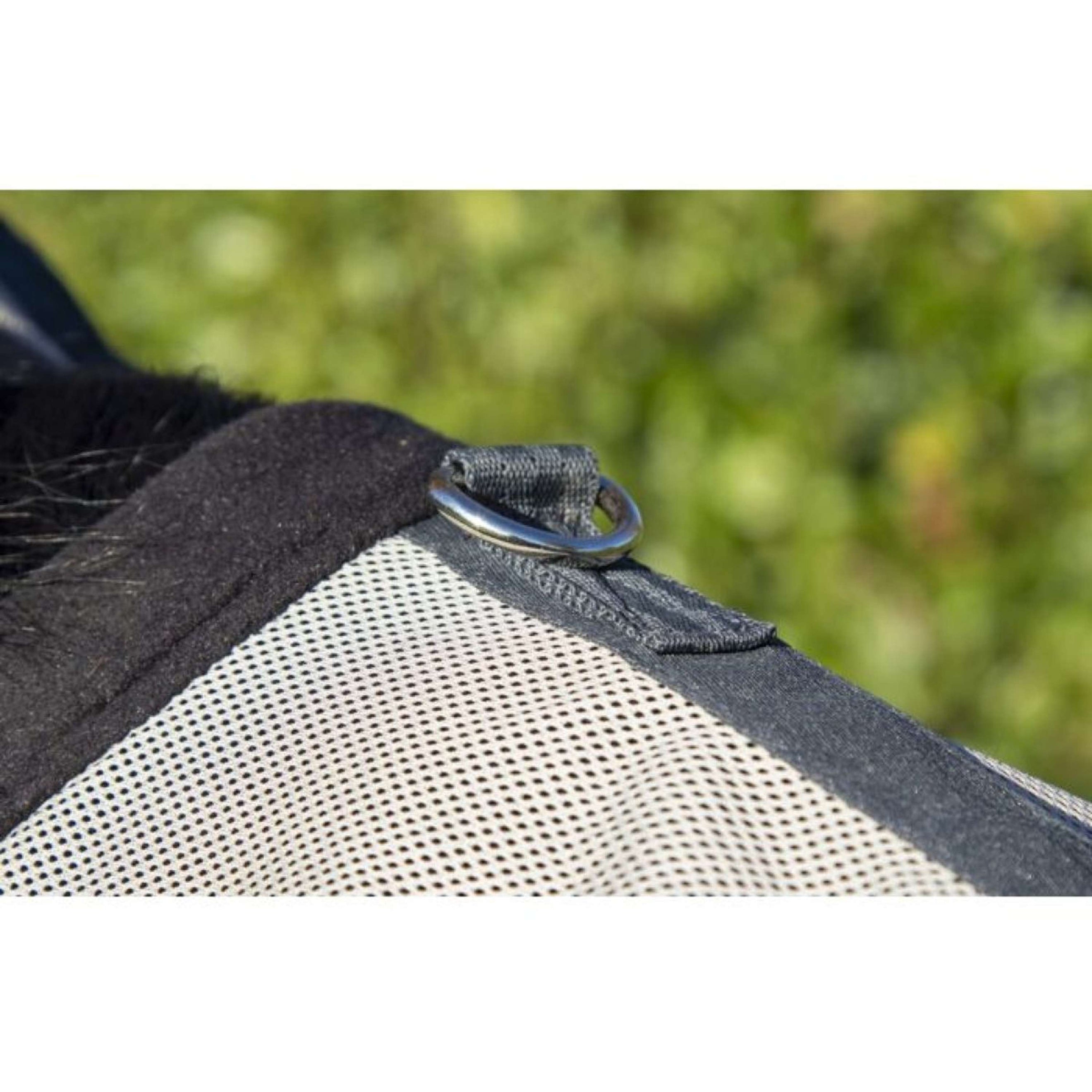 HKM Vliegendeken Fringes Afneembare Hals Zilver/Grijs HKM Vliegendeken Fringes Afneembare Hals Zilver/Grijs