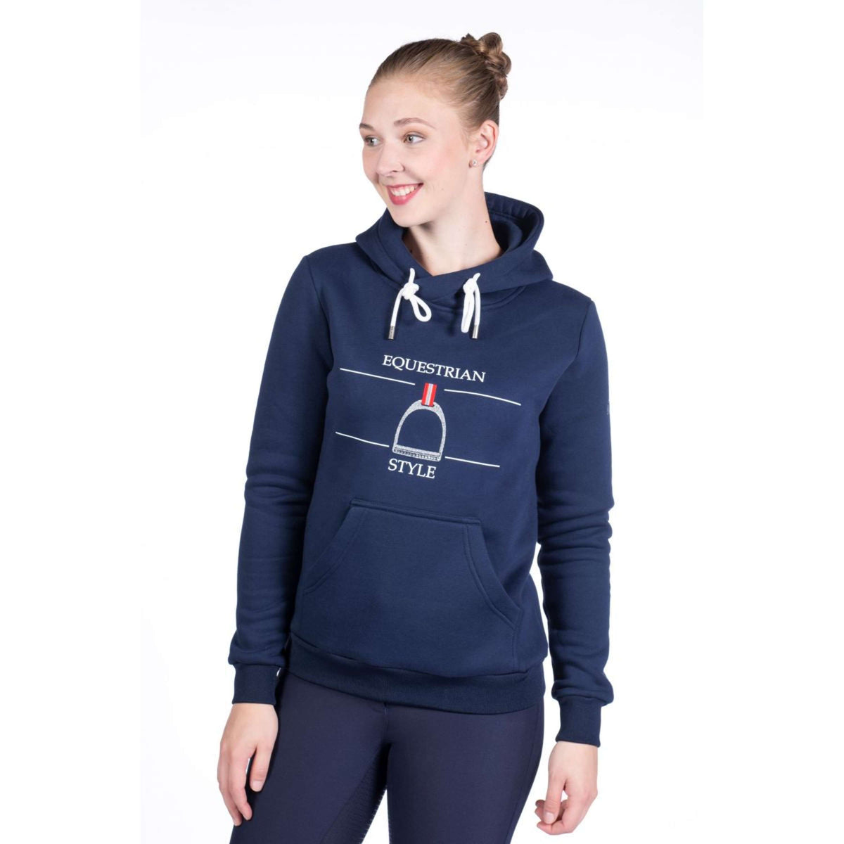 HKM Hoodie Equine Sports Donkerblauw