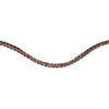 HKM Frontriem Rosegold Glamour Bruin/Rosegoud