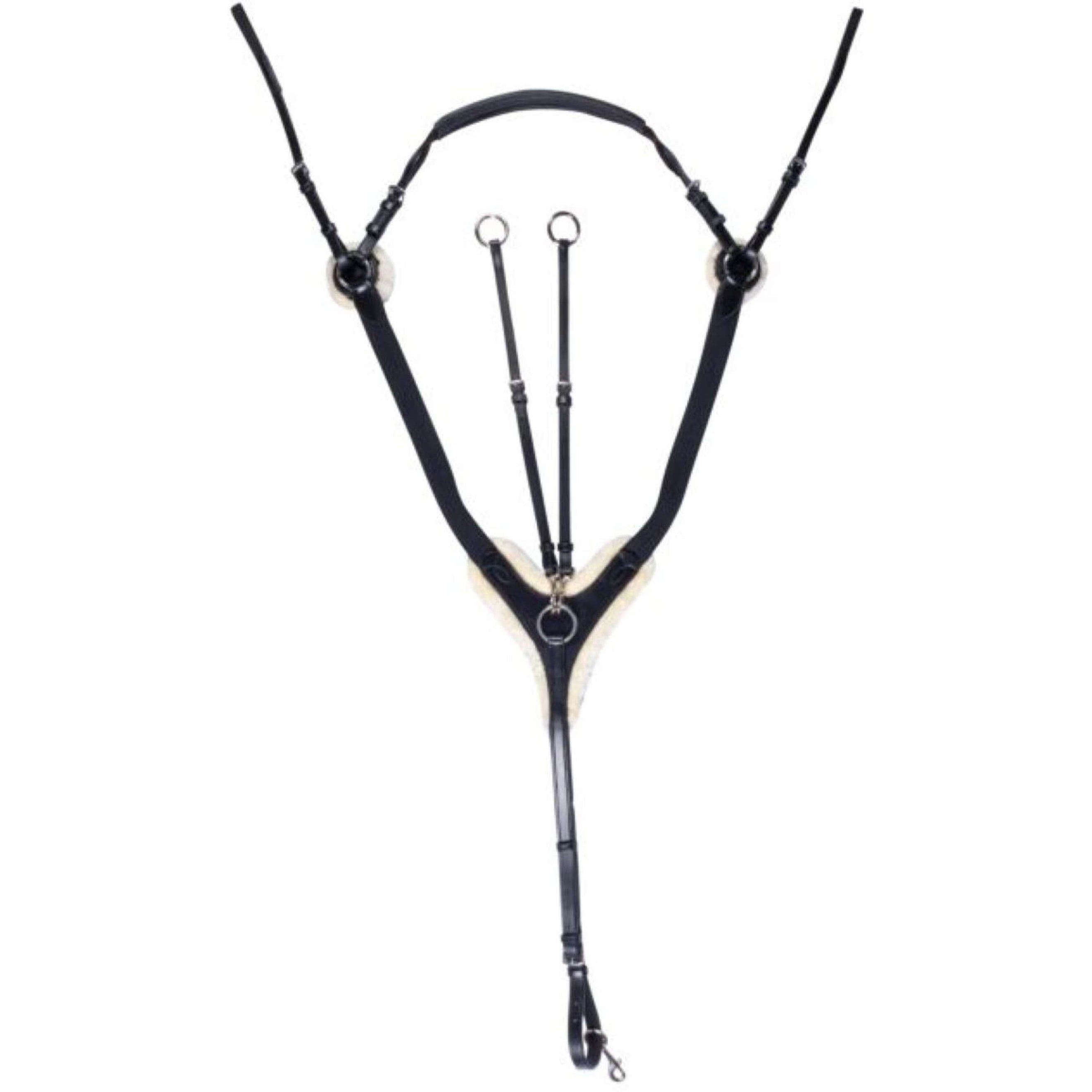 HKM Martingaal Cambridge Met Bont Zwart HKM Martingaal Cambridge Met Bont Zwart