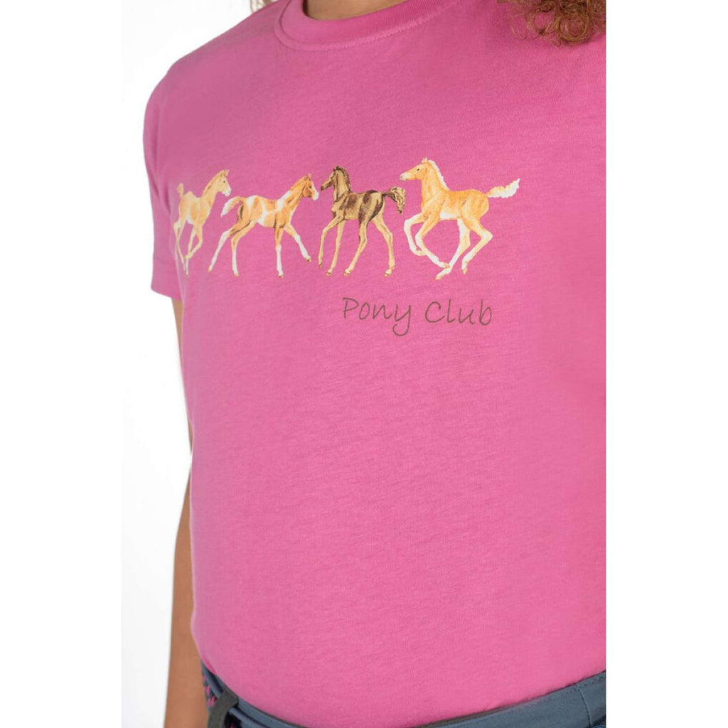 HKM T-Shirt Pony Club Roze