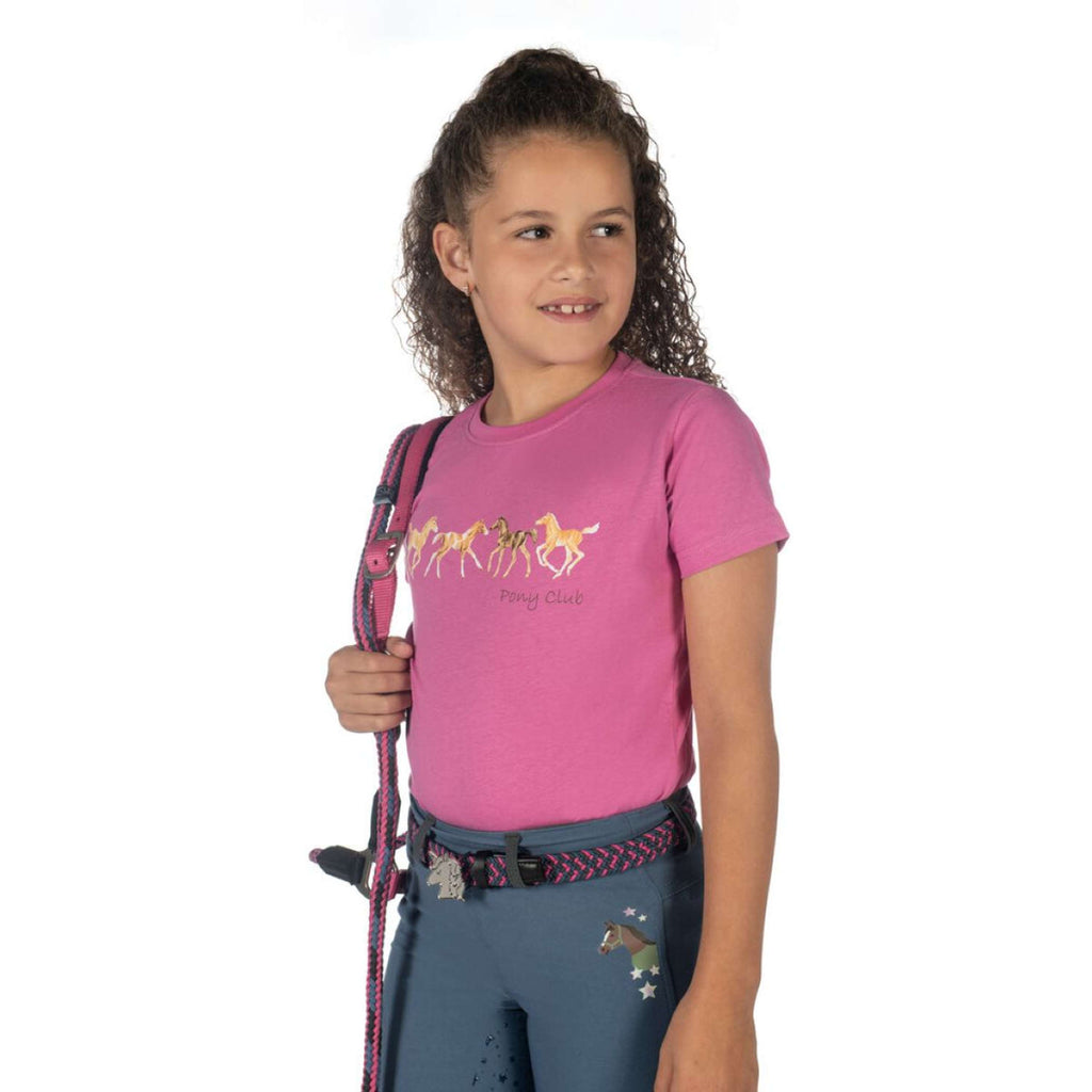 HKM T-Shirt Pony Club Roze