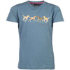 HKM T-Shirt Pony Club Rook Blauw