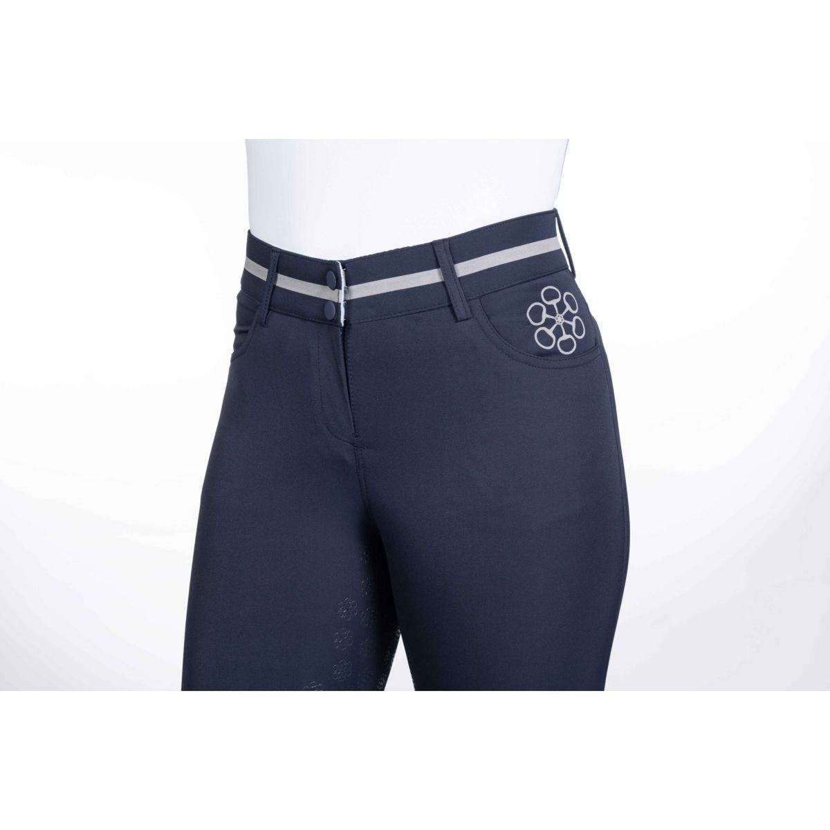 HKM Rijbroek Bloomsbury Full Seat Donkerblauw