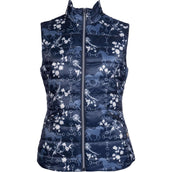 HKM Bodywarmer Bloomsbury Donkerblauw/Wit