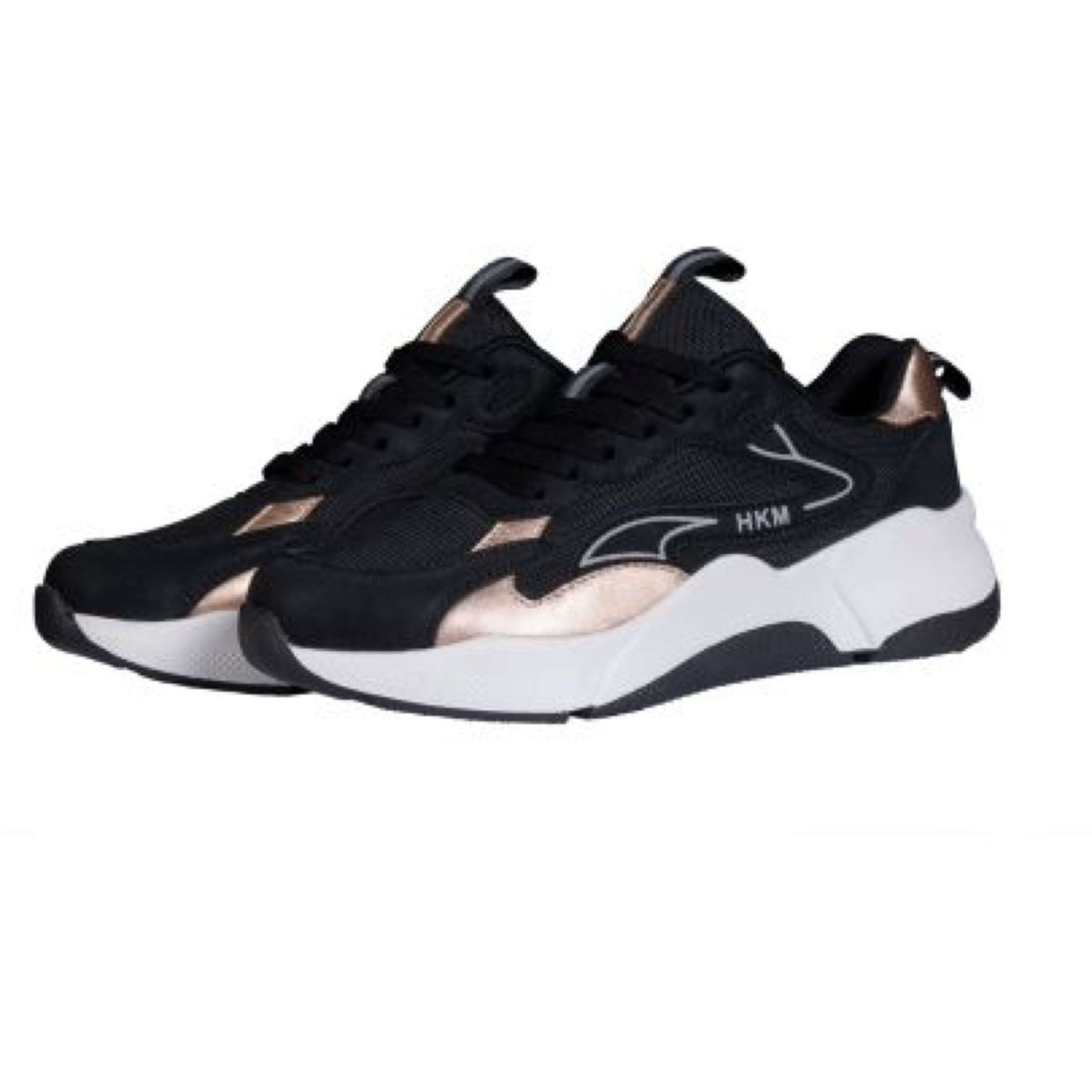 HKM Schoenen Rosegold Glamour Zwart HKM Schoenen Rosegold Glamour Zwart
