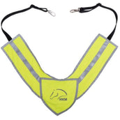 HKM Borsttuig Reflective Neon Geel