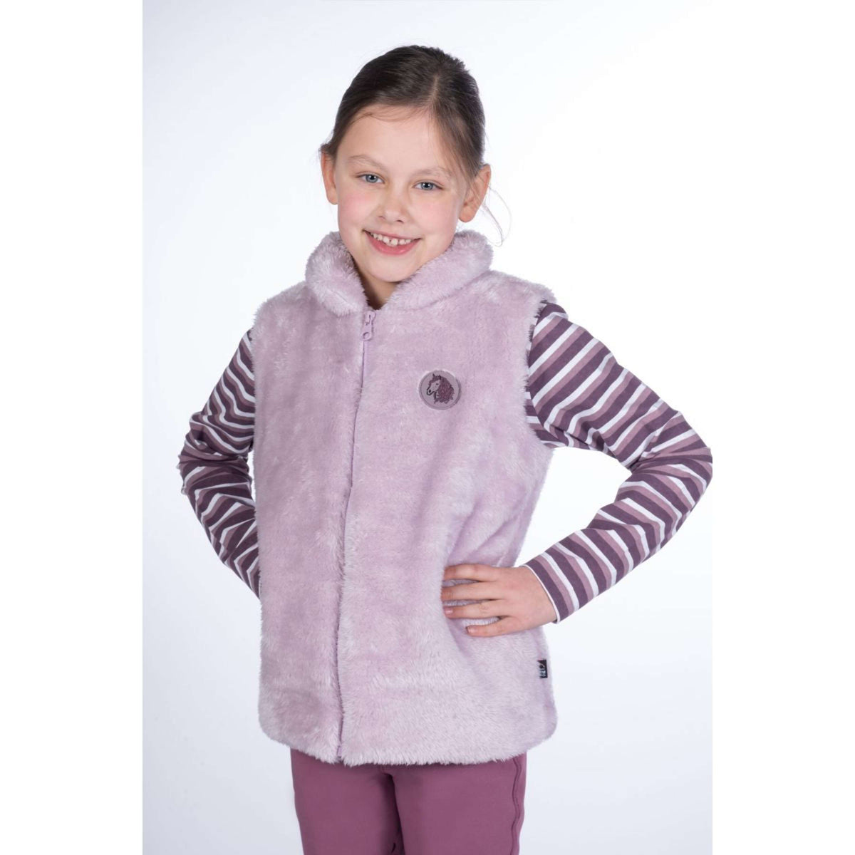 HKM Bodywarmer Teddy Alva Mauve