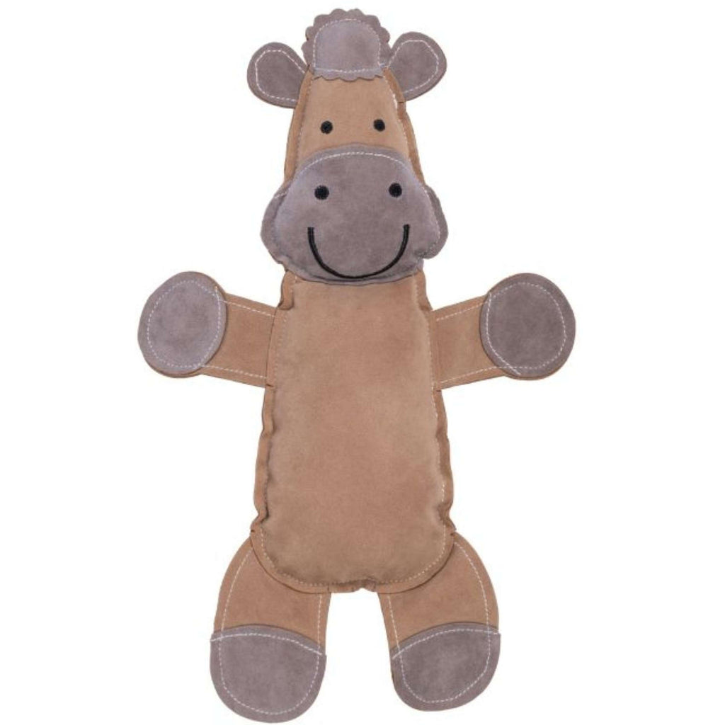HKM Honden Speelgoed Buddy Paard Natuur/Lichtgrijs