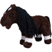 HKM Knuffel Pony Donkerbruin