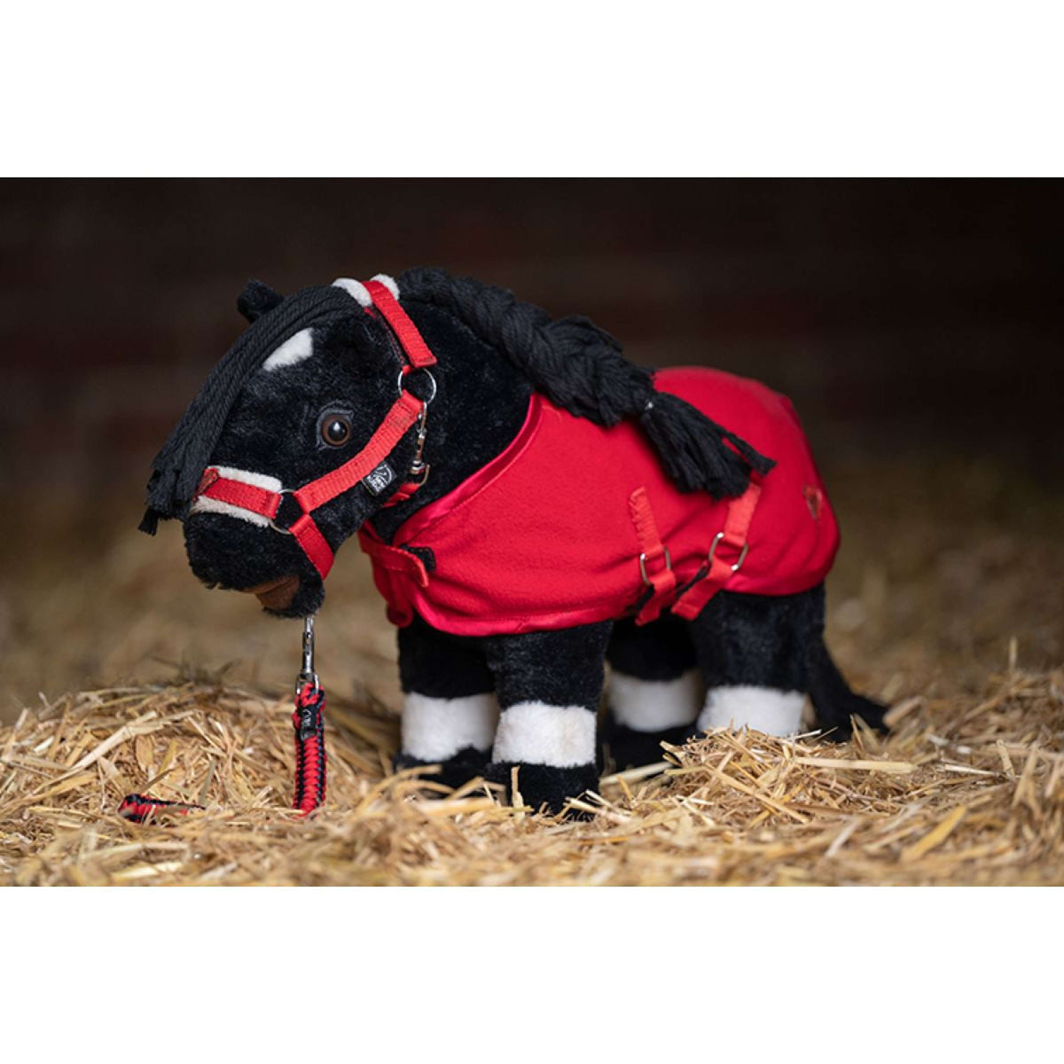 HKM Knuffel Pony Starterset Rood