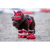 HKM Knuffel Pony Riding Starterset Rood