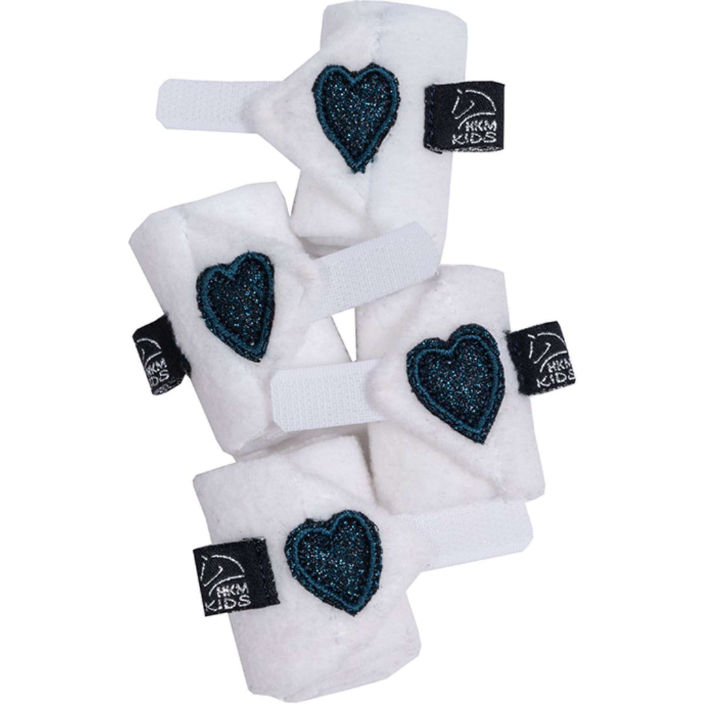 HKM Knuffel Pony Wedstrijdset Wit/Donkerblauw