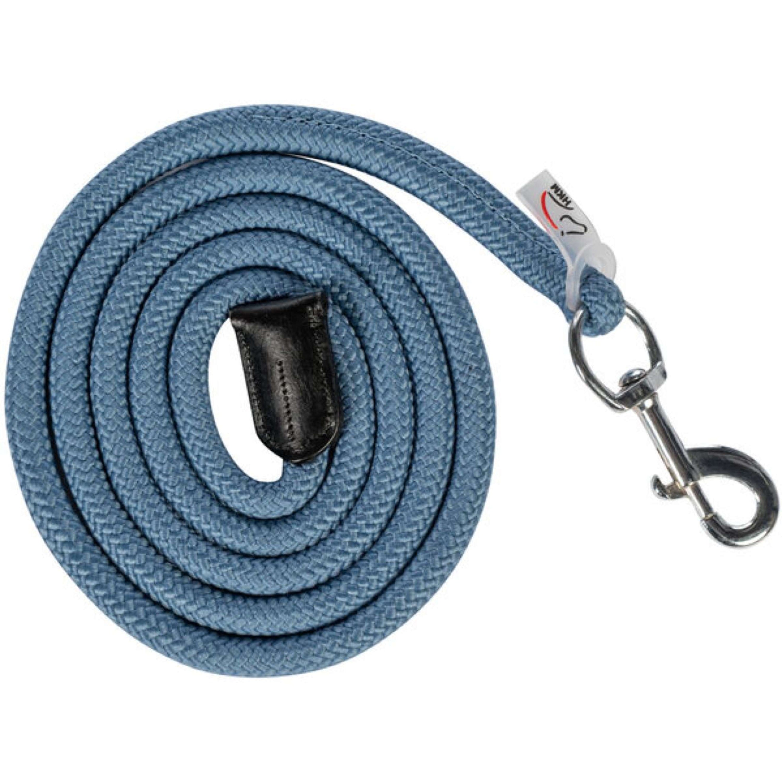 HKM Halstertouw Carlotta Musketonhaak Rook Blauw HKM Halstertouw Carlotta Musketonhaak Rook Blauw