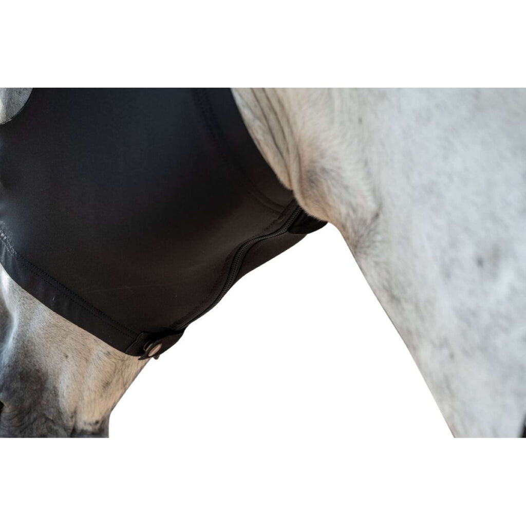 HKM Vliegenmasker Elastic Zwart