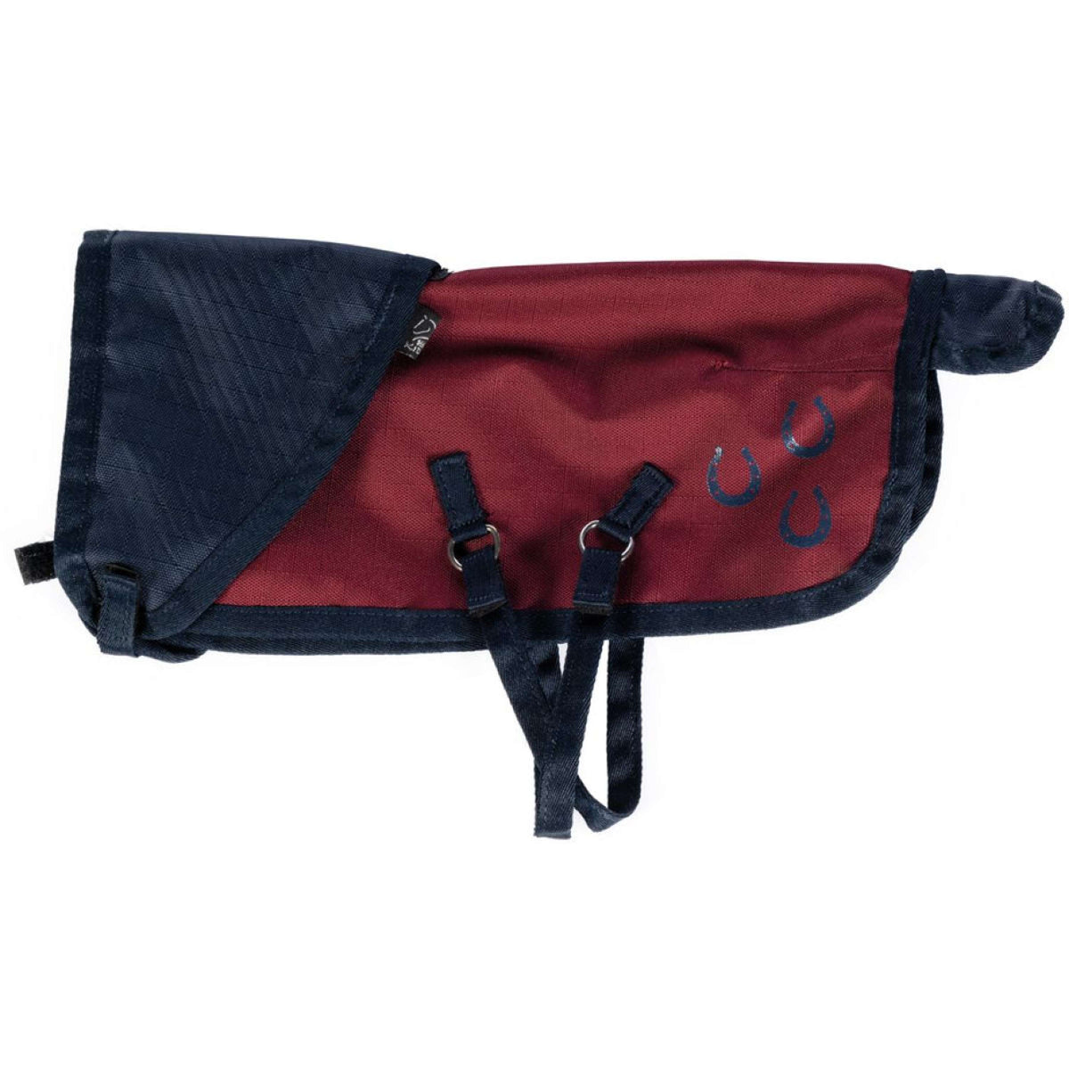 HKM Knuffel Pony Outdoordeken Donkerblauw/Roze