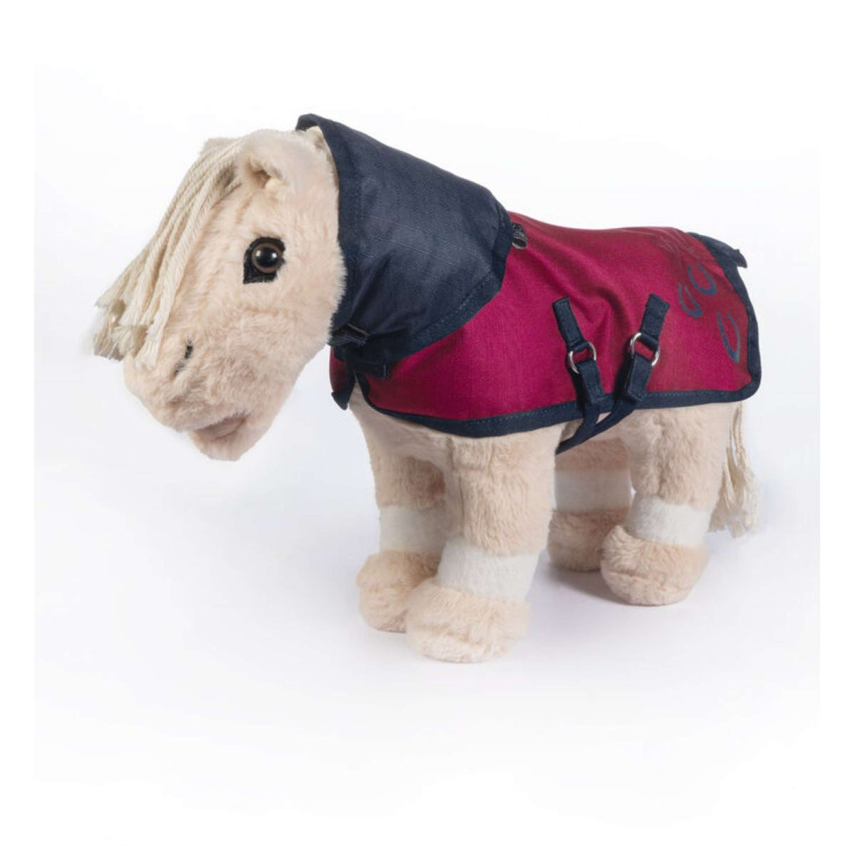 HKM Knuffel Pony Outdoordeken Donkerblauw/Roze