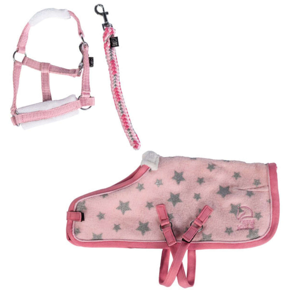 HKM Knuffel Pony Starterset Roze