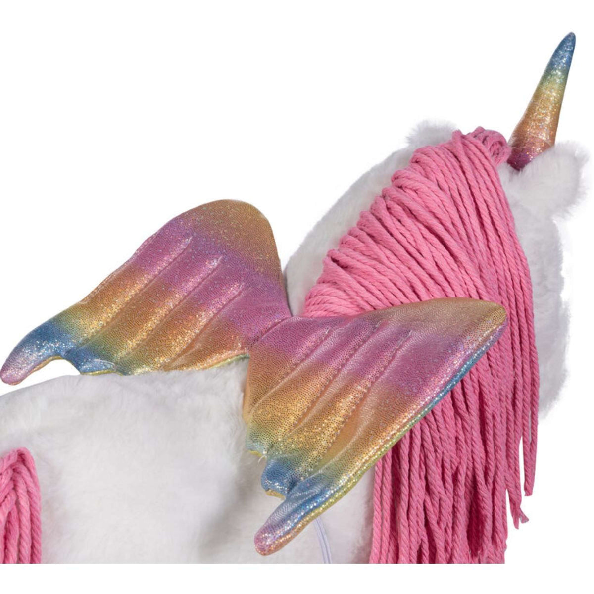 HKM Knuffel Pony Unicorn Wit