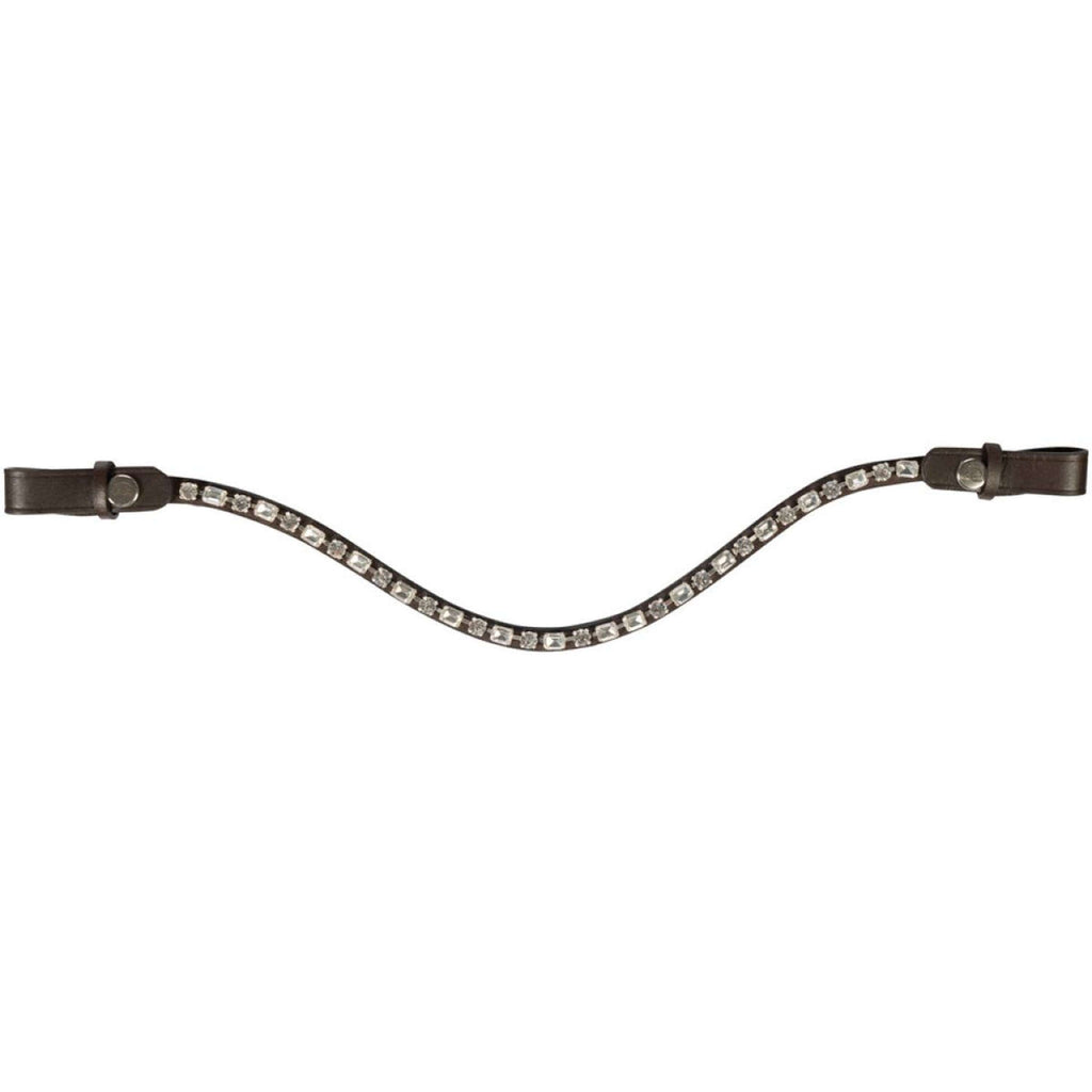 HKM Frontriem Amazing Bruin/Zilver