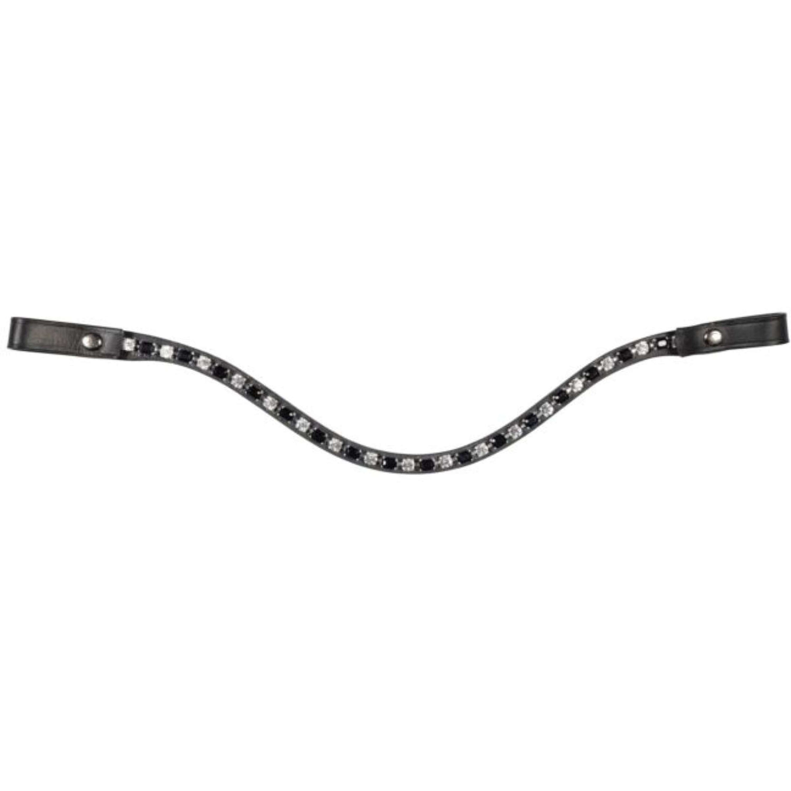 HKM Frontriem Amazing Zwart/Zilver HKM Frontriem Amazing Zwart/Zilver