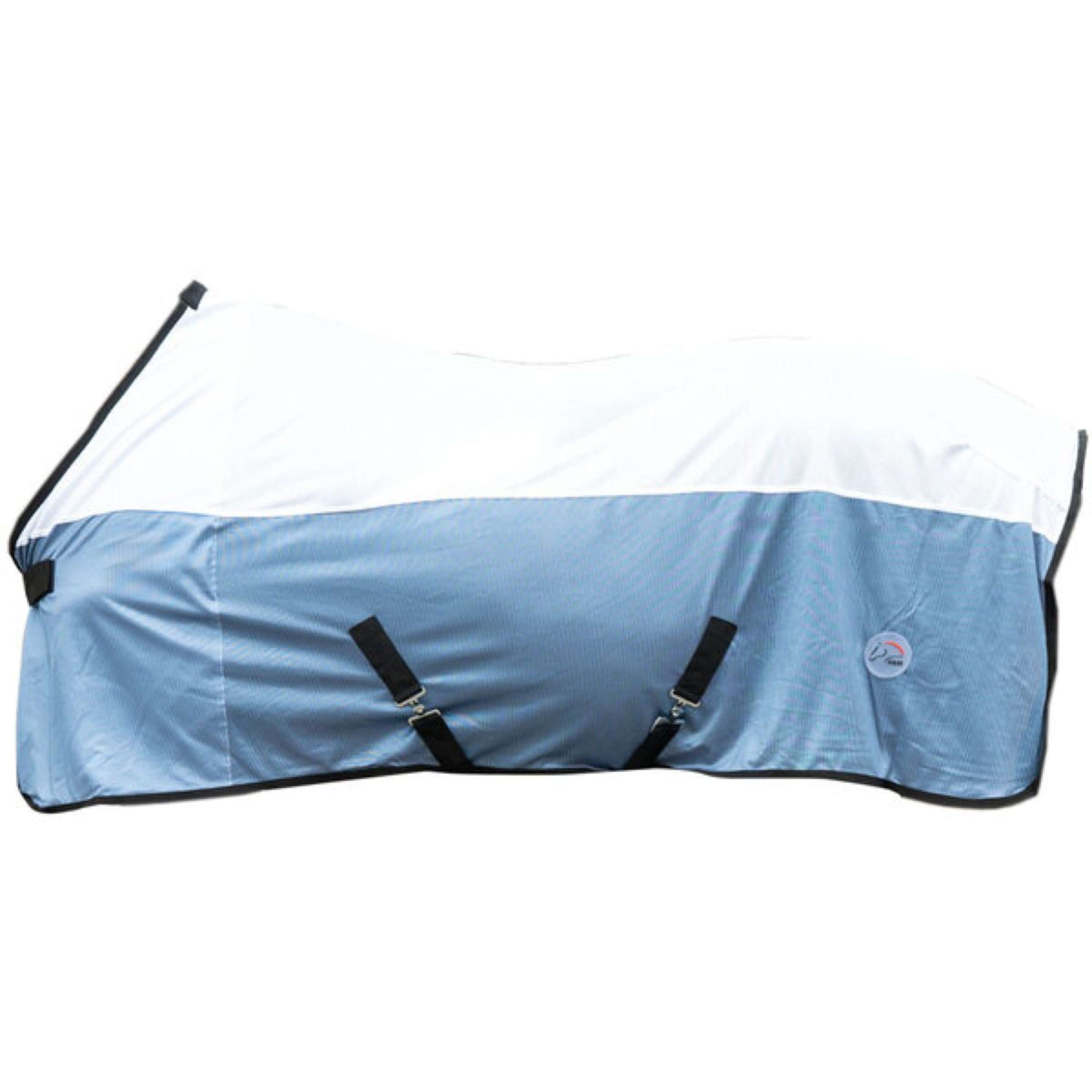 HKM Vliegendeken Colourful Rook Blauw