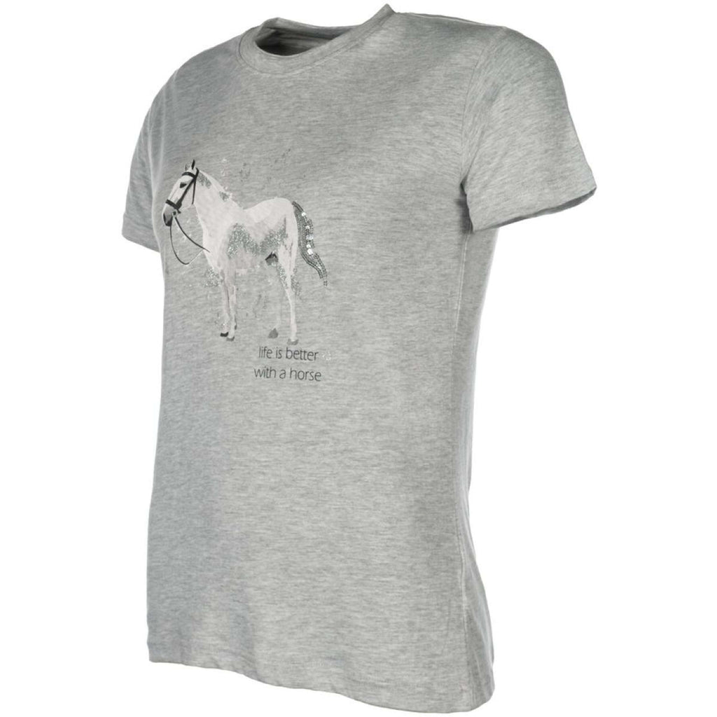 HKM T-Shirt Sparkle Grijs Melange