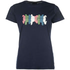HKM T-Shirt Mirror Donker Blauw