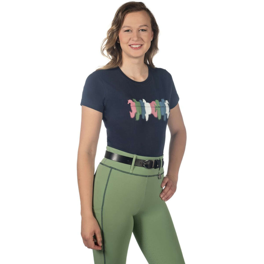 HKM T-Shirt Mirror Donker Blauw