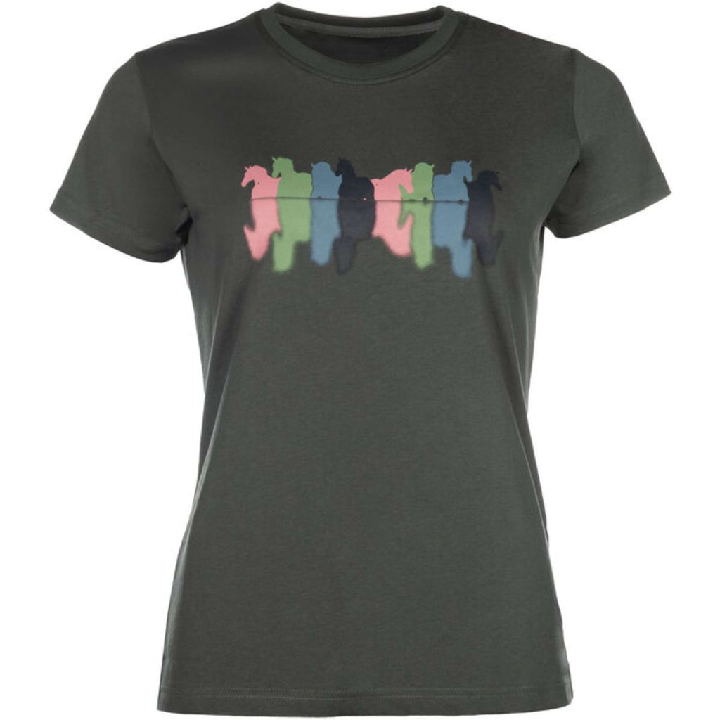 HKM T-Shirt Mirror Grijsgroen