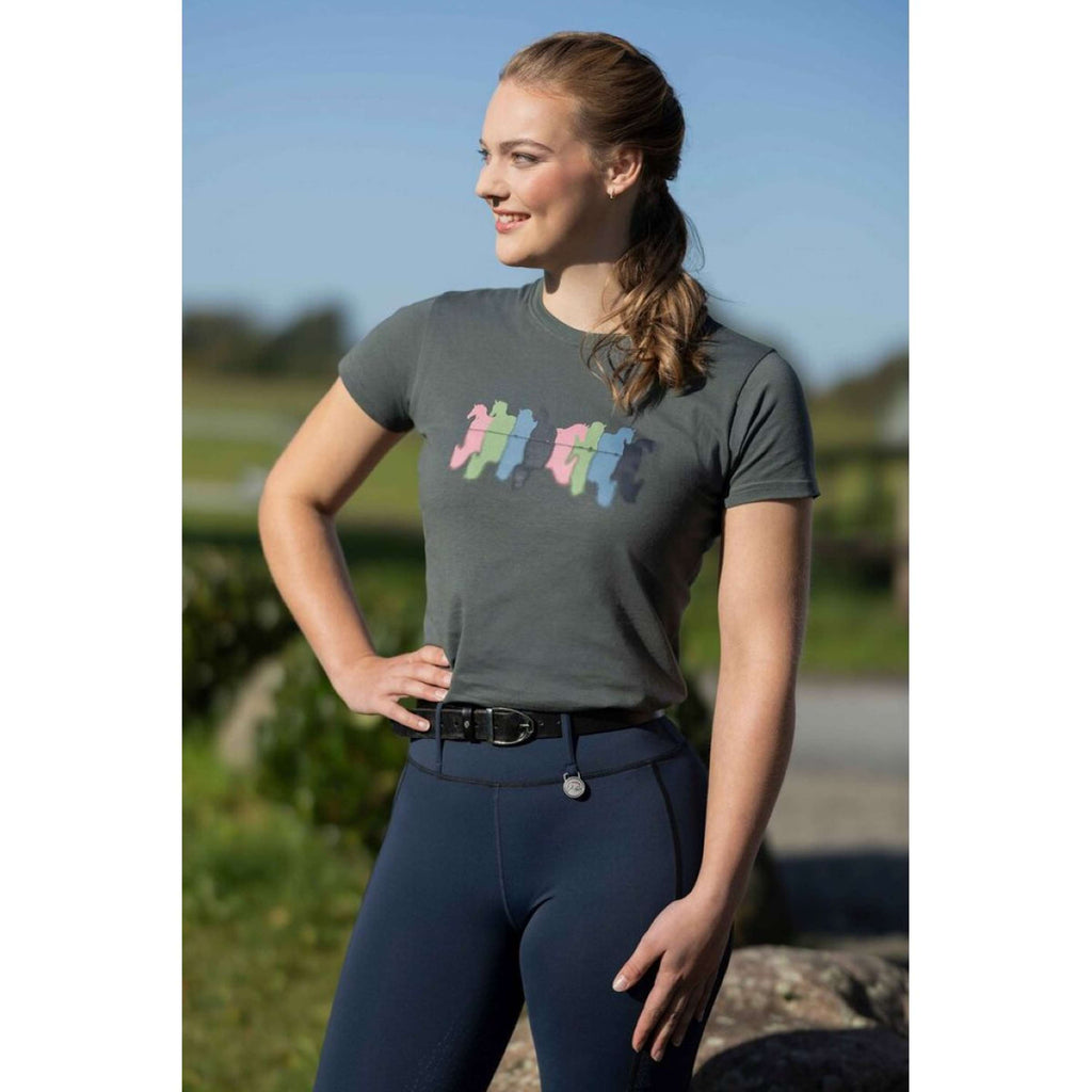 HKM T-Shirt Mirror Grijsgroen