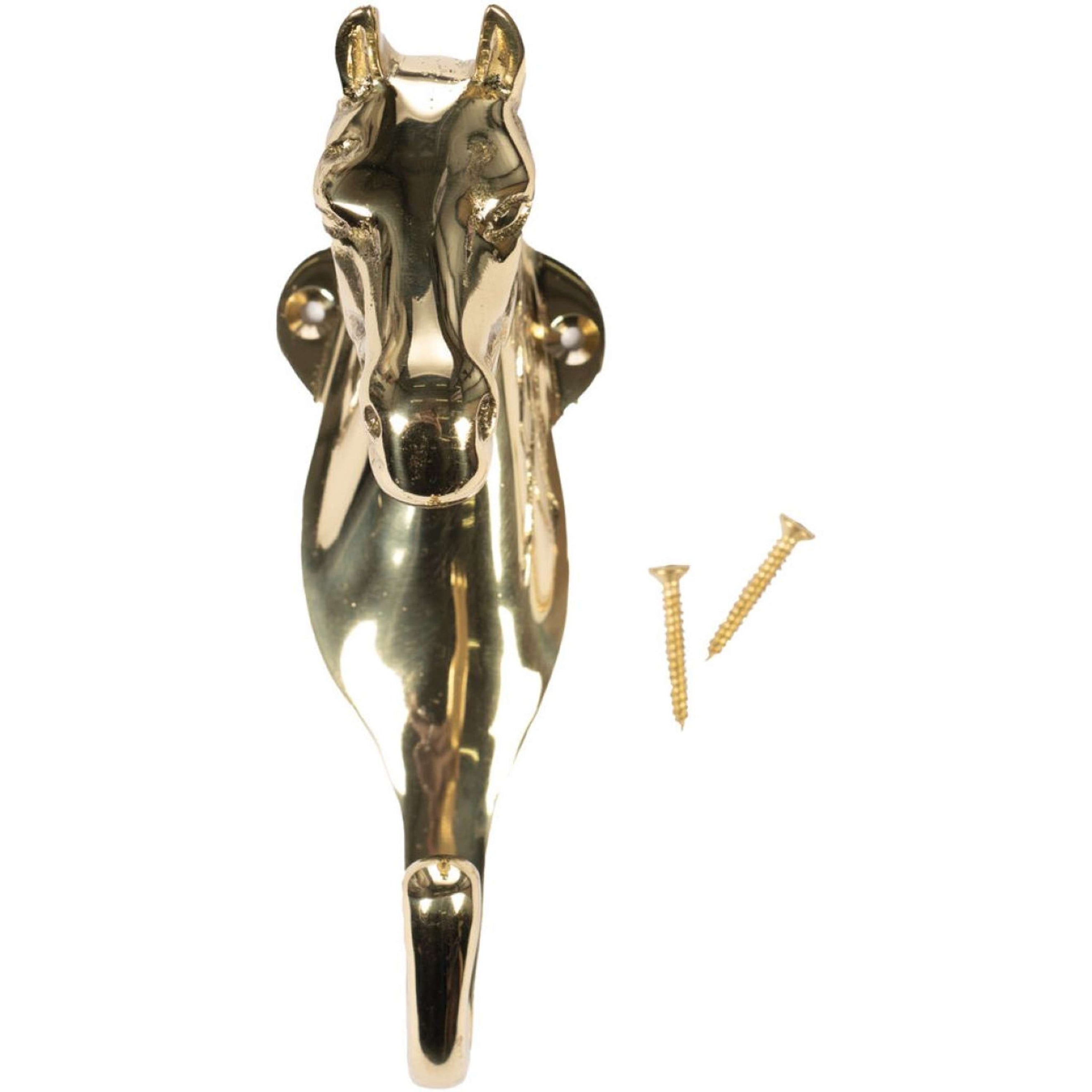 HKM Hoofdstelhanger Paardenhoofd Messing