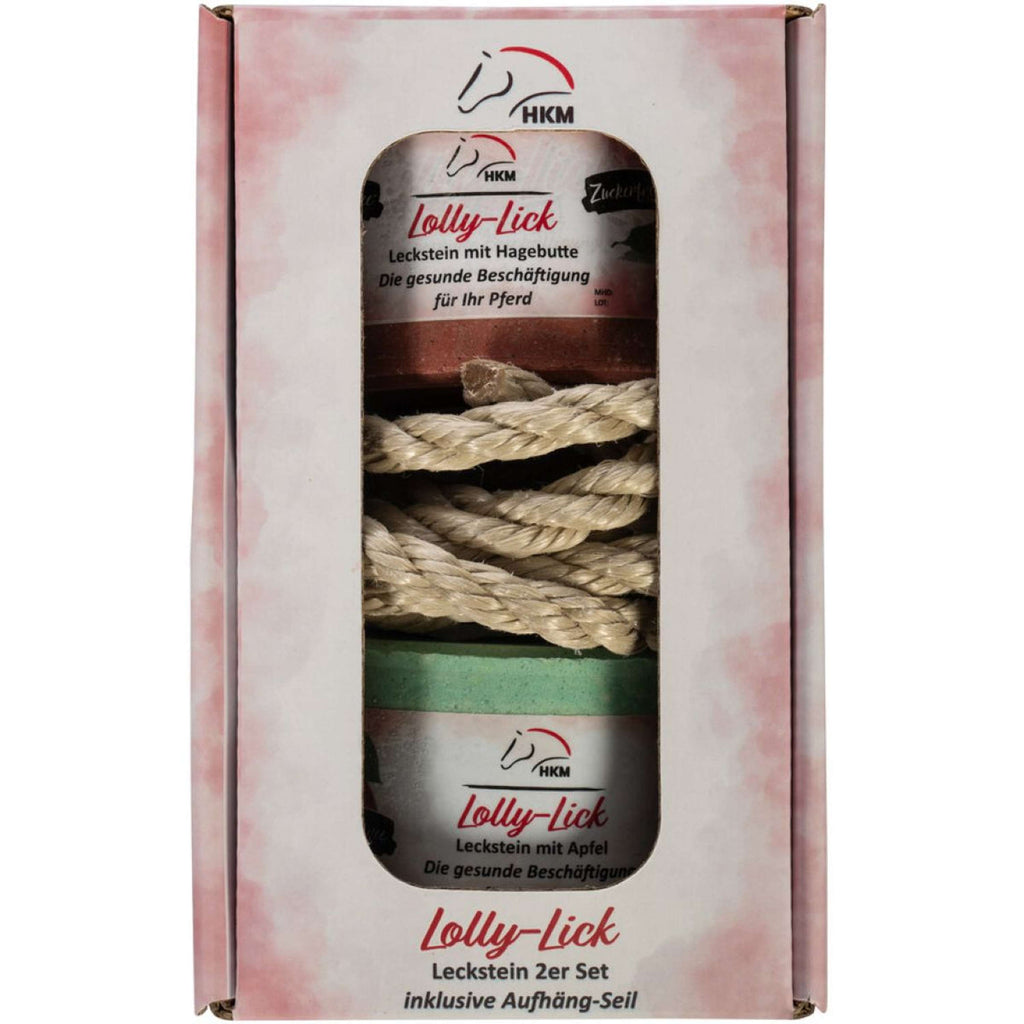 HKM Liksteen Lolly Lick Set van 2 Rozenbottel/Appel