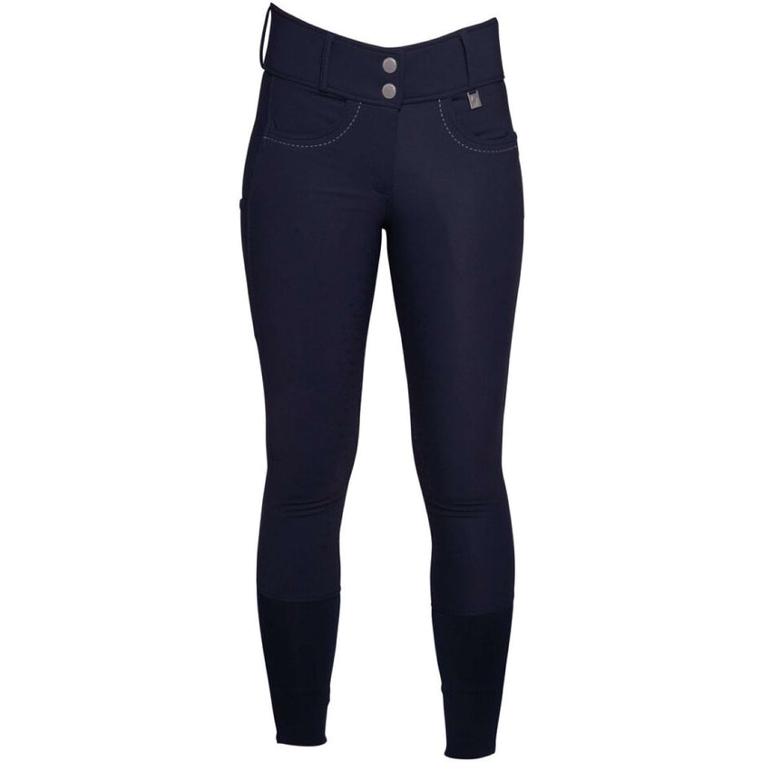 HKM Rijbroek Arezzo Full Grip Donkerblauw