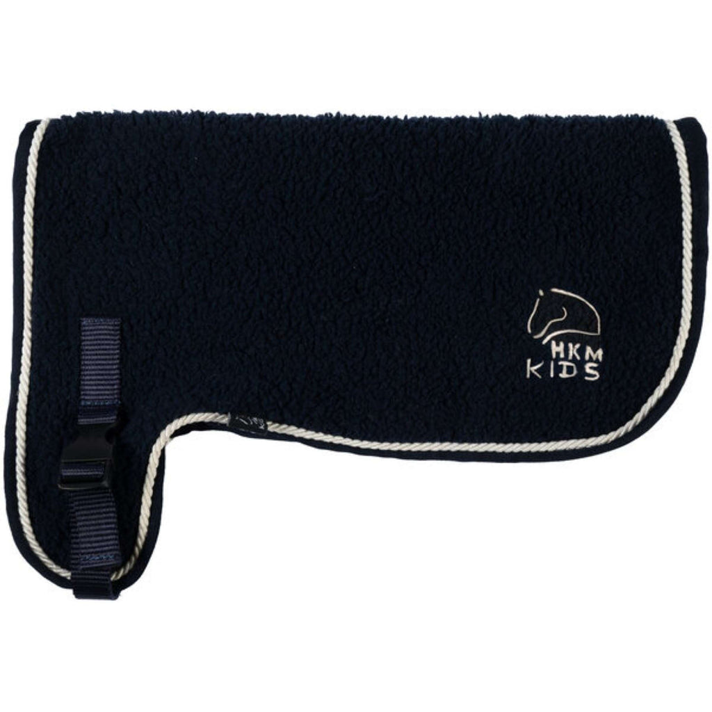 HKM Hobby Horsing Deken Teddy Donkerblauw