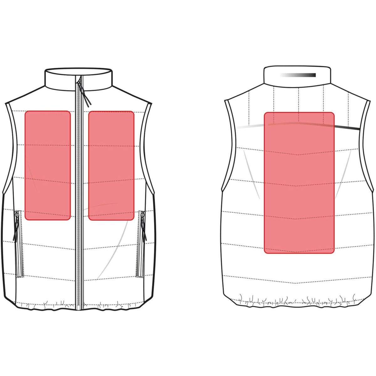 HKM Bodywarmer Cuddle Verwarmde Zwart