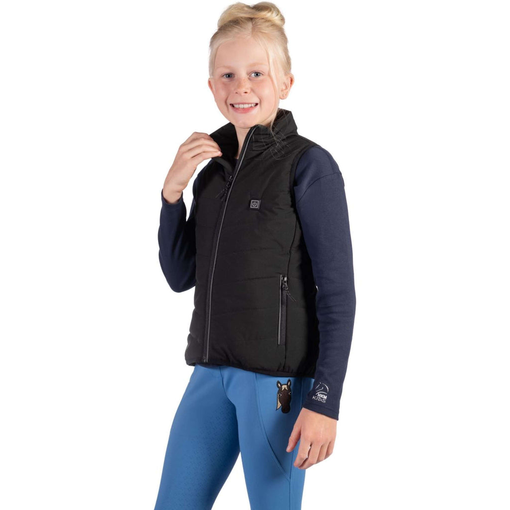 HKM Bodywarmer Cuddle Verwarmde Zwart