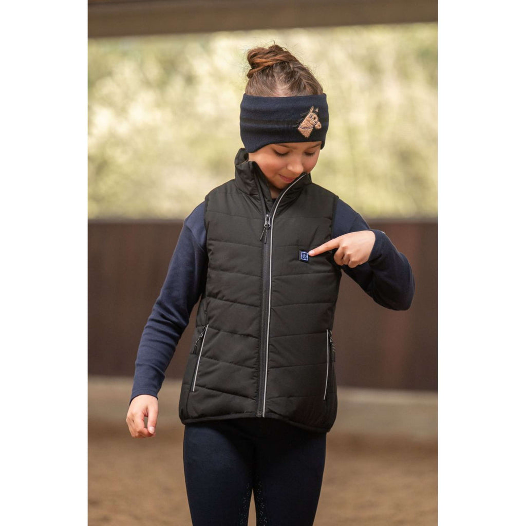 HKM Bodywarmer Cuddle Verwarmde Zwart